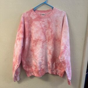 Hanes crewneck tie dye sweatshirt. size L